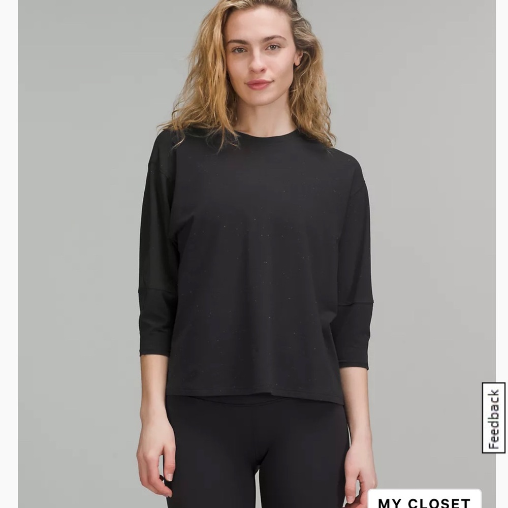 NWOT Lululemon 3/4 relaxed Long Sleeve